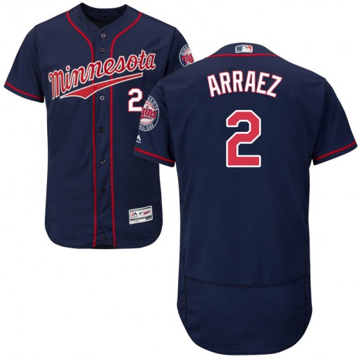 Twins #2 Luis Arraez Navy Blue Flexbase Authentic Collection Stitched MLB Jersey Twins #2 Luis Arraez Navy Blue Flexbase Authentic Collection Stitched MLB Jersey