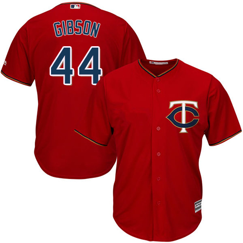 Twins #44 Kyle Gibson Red Cool Base Stitched MLB Jersey Twins #44 Kyle Gibson Red Cool Base Stitched MLB Jersey