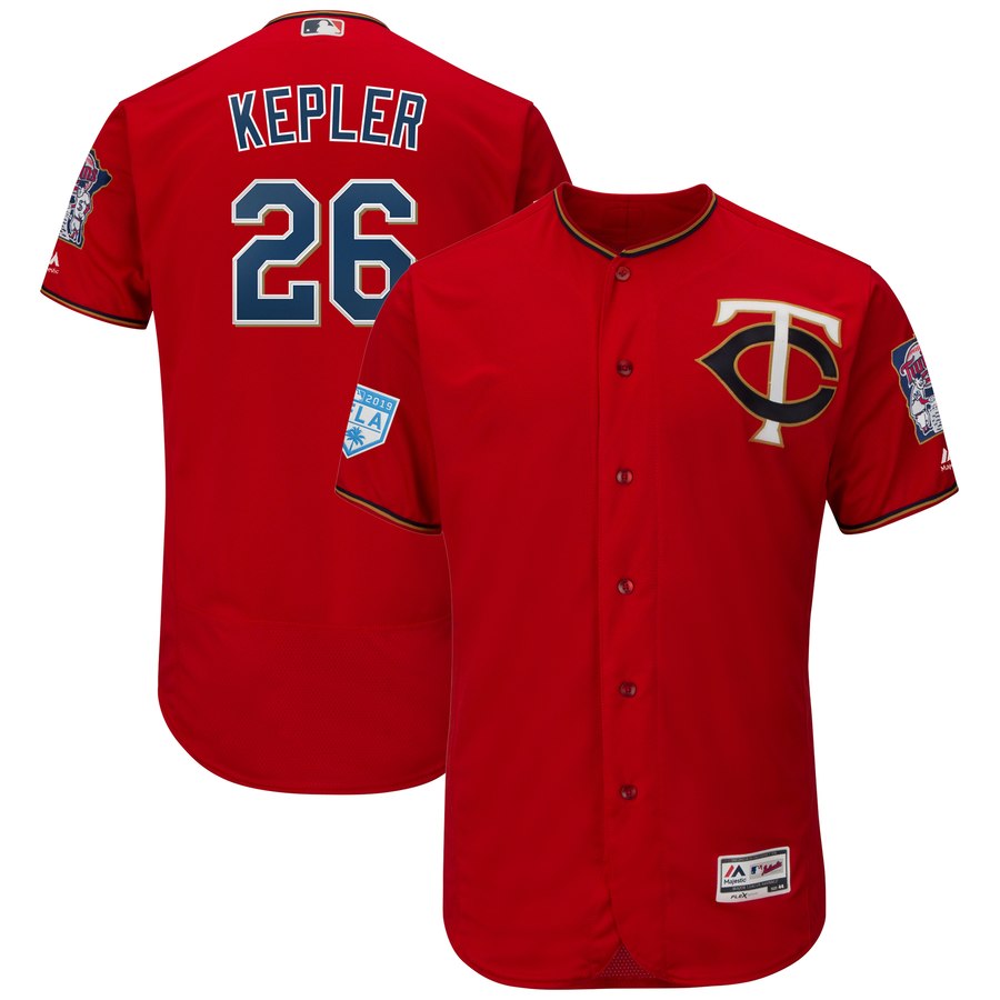 Twins #26 Max Kepler Red 2019 Spring Training Flex Base Stitched MLB Jersey Twins #26 Max Kepler Red 2019 Spring Training Flex Base Stitched MLB Jersey