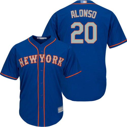 Mets #20 Pete Alonso Blue New Cool Base Alternate Home Stitched MLB Jersey