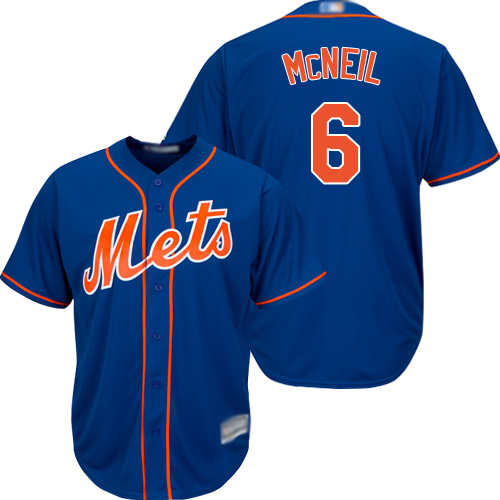 Mets #6 Jeff McNeil Blue New Cool Base Stitched MLB Jersey
