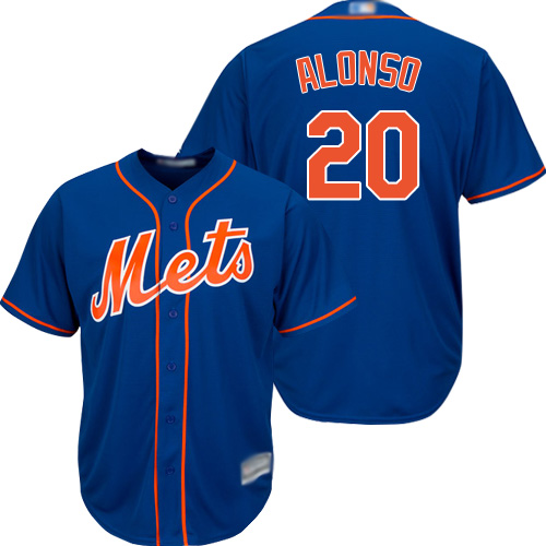 Mets #20 Pete Alonso Blue New Cool Base Stitched MLB Jersey