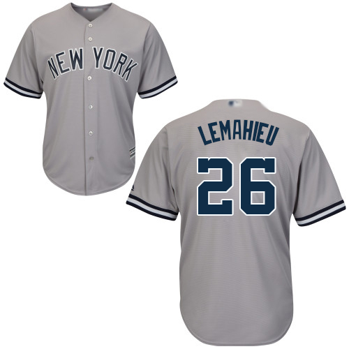 Yankees #26 DJ LeMahieu Grey New Cool Base Stitched MLB Jersey