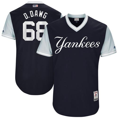 Yankees #68 Dellin Betances Navy "D. Dawg" Players Weekend Authentic Stitched MLB Jersey
