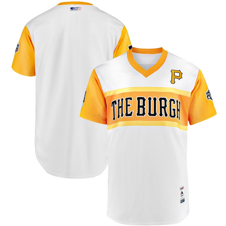 Pittsburgh Pirates Majestic 2019 MLB Little League Classic Authentic Team Jersey White