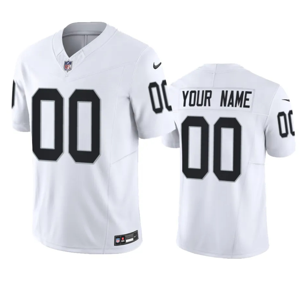 Men's Las Vegas Raiders Active Player Custom White 2023 F.U.S.E Alternate Vapor Untouchable Limited Stitched Football Jersey