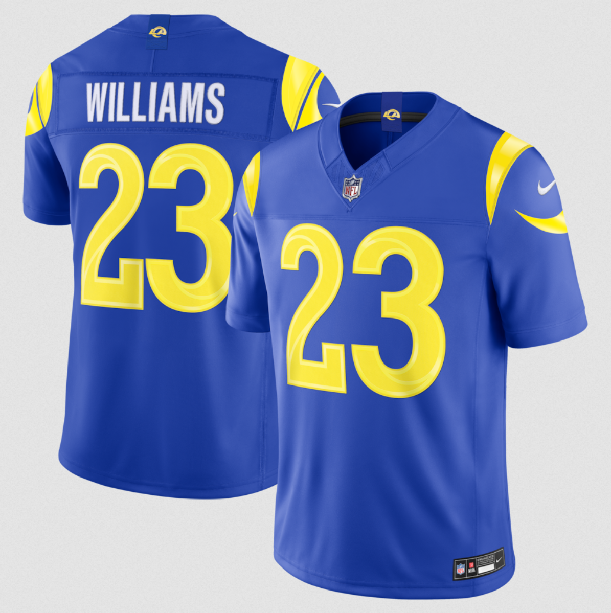 Men's Los Angeles Rams #8 Jared Verse Royal 2026 F.U.S.E. Vapor Limited Stitched Football Jersey