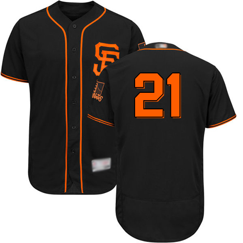 Giants #21 Stephen Vogt Black Flexbase Authentic Collection Alternate Stitched MLB Jersey