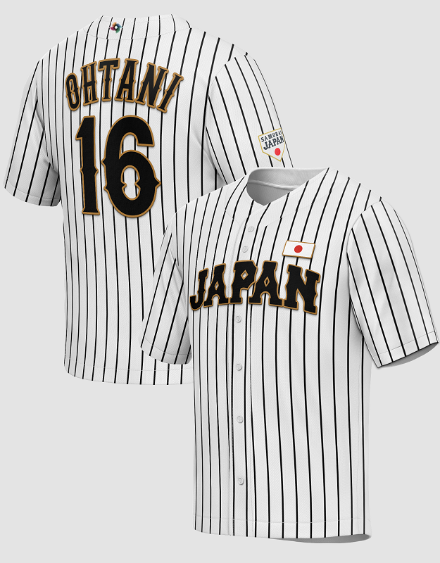 Men's Japan Baseball #16 Shohei Ohtani 2023 White World Baseball Classic Stitched Jersey