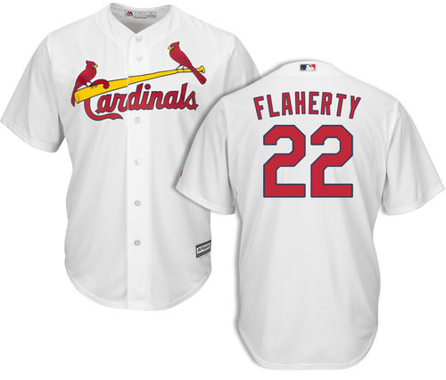 Cardinals #22 Jack Flaherty White New Cool Base Stitched MLB Jersey