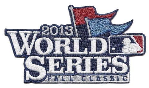 Stitched 2013 MLB World Series Logo Fall Classic Jersey Sleeve Patch St Louis Cardinals vs Boston Red Sox