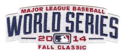 Stitched MLB 2014 World Series Logo Jersey Sleeve Patch (Kansas City Royals & San Francisco Giants)