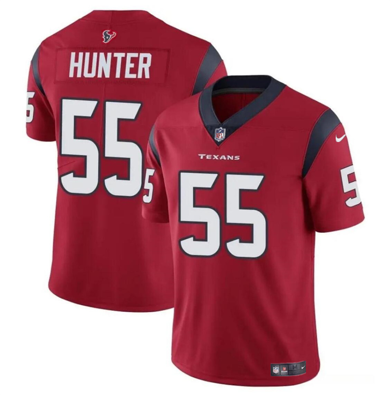 Men's Houston Texans #55 Danielle Hunter Red Vapor Untouchable Stitched Football Jersey