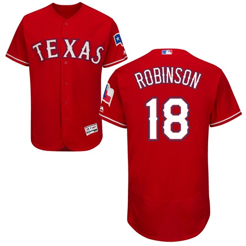 Rangers #18 Drew Robinson Red Flexbase Authentic Collection Stitched MLB Jersey