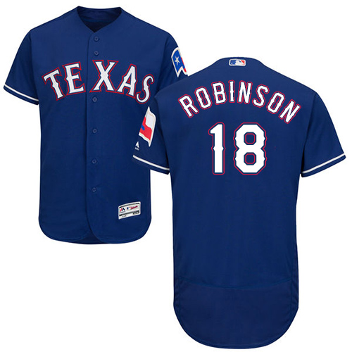 Rangers #18 Drew Robinson Blue Flexbase Authentic Collection Stitched MLB Jersey