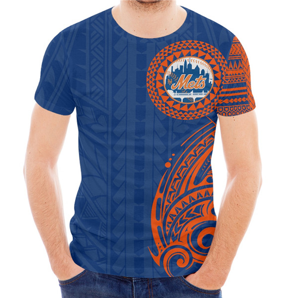 Men's New York Mets Navy T-Shirt