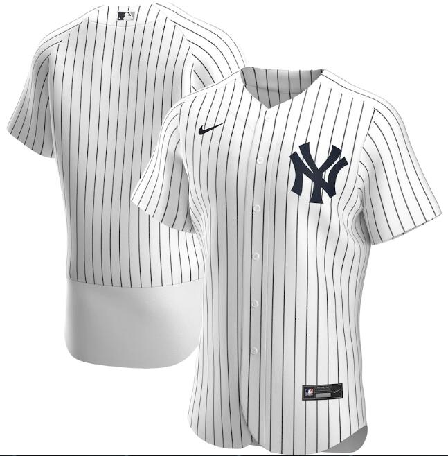 Men's New York Yankees White MLB Flex Base Stitched Jersey