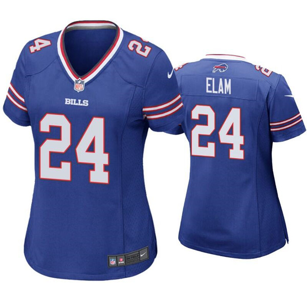 Women's Buffalo Bills #24 Kaiir Elam Blue Vapor Untouchable Limited Stitched Football Jersey