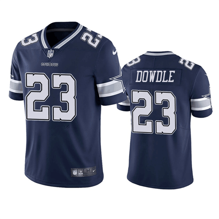 Men's Dallas Cowboys #23 Rico Dowdle Navy Vapor Untouchable Stitched Football Football Jersey