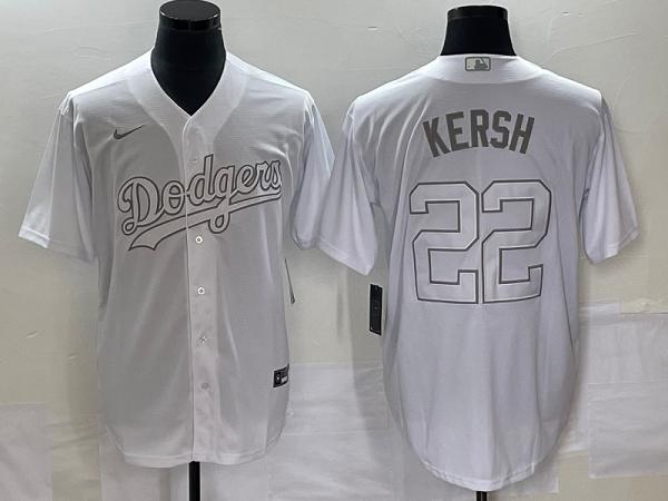 Men's Los Angeles Dodgers #22 Clayton Kershaw "Kersh" Players' Weekend Stitched Baseball Jersey
