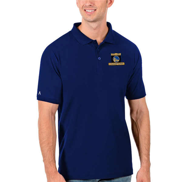 Men's Golden State Warriors 2021-2022 Royal NBA Finals Champions Tribute Polo