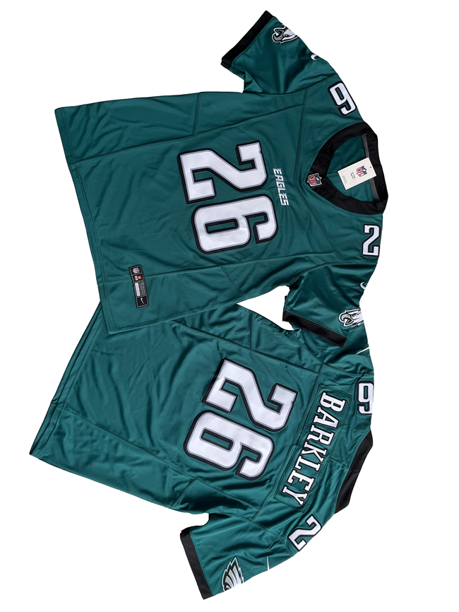 Men's Philadelphia Eagles #26 Saquon Barkley Green 2024 F.U.S.E. Vapor Untouchable Limited Stitched Football Jersey