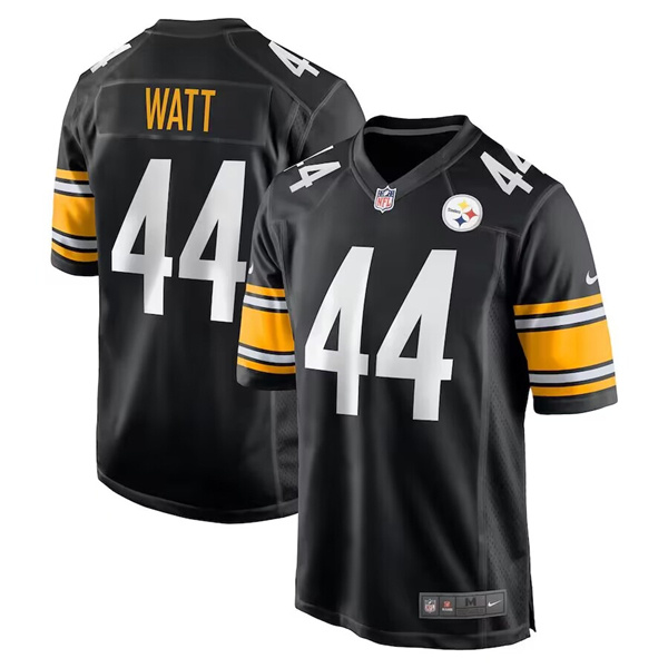 Men's Pittsburgh Steelers #44 Derek Watt Black Stitched Game Jersey