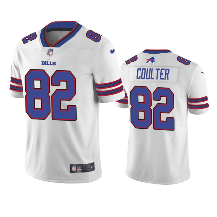 Men's Buffalo Bills #82 I. Coulter White Vapor Untouchable Limited Stitched Jersey Men's Buffalo Bills #82 I. Coulter White Vapor Untouchable Limited Stitched Jersey