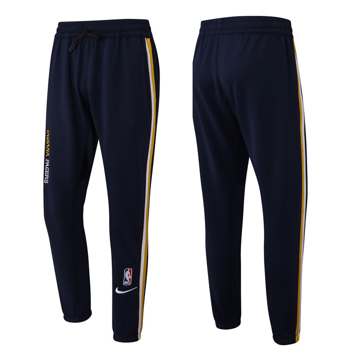 Men's Indiana Pacers Navy Performance Showtime Basketball Pants