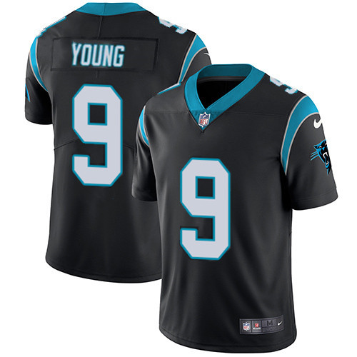 Men's Carolina Panthers #9 Bryce Young Black 2023 Draft Vapor Untouchable Stitched Football Jersey