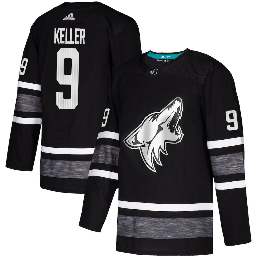 Adidas Coyotes #9 Clayton Keller Black 2019 All-Star Game Parley Authentic Stitched NHL Jersey