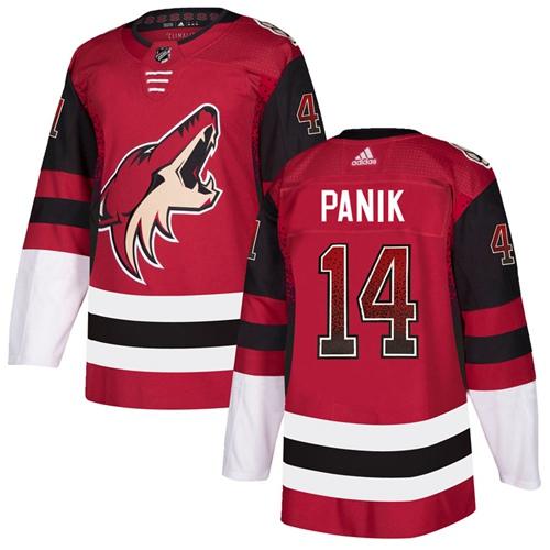 Adidas Coyotes #14 Richard Panik Maroon Home Authentic Drift Fashion Stitched NHL Jersey