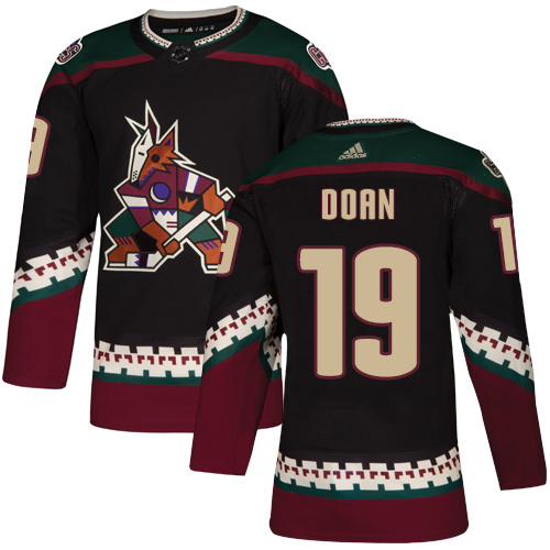 Adidas Coyotes #19 Shane Doan Black Alternate Authentic Stitched NHL Jersey