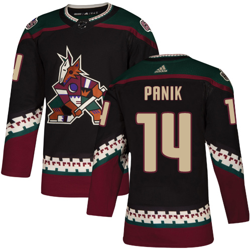 Adidas Coyotes #14 Richard Panik Black Alternate Authentic Stitched NHL Jersey