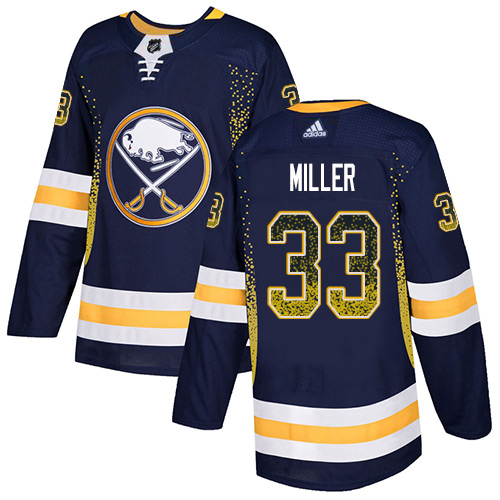 Adidas Sabres #33 Colin Miller Navy Blue Home Authentic Drift Fashion Stitched NHL Jersey