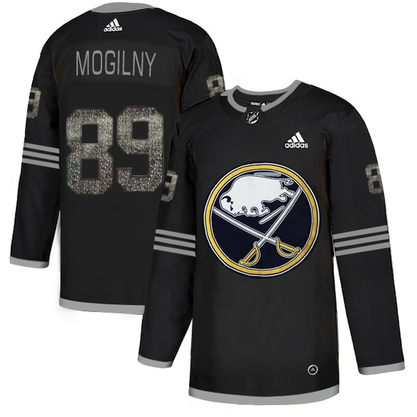 Adidas Sabres #89 Alexander Mogilny Black Authentic Classic Stitched NHL Jersey