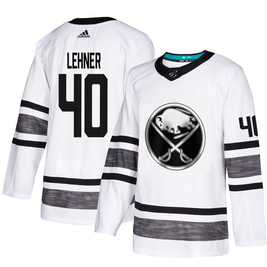 Adidas Sabres #40 Robin Lehner White 2019 All-Star Game Parley Authentic Stitched NHL Jersey
