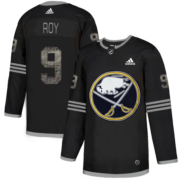 Adidas Sabres #9 Derek Roy Black Authentic Classic Stitched NHL Jersey
