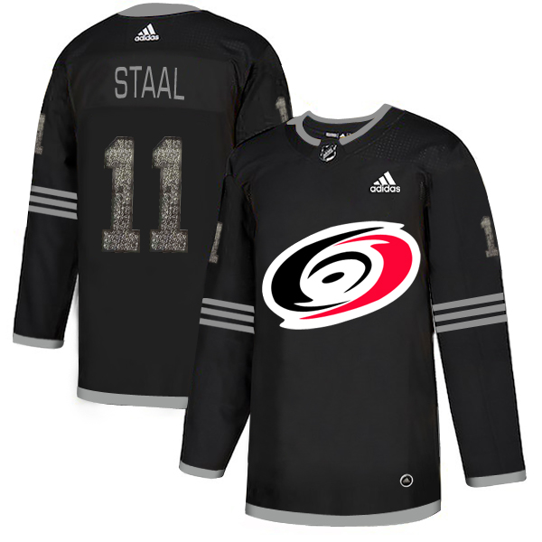 Adidas Hurricanes #11 Jordan Staal Black Authentic Classic Stitched NHL Jersey