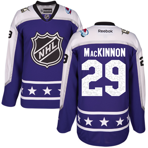 Avalanche #29 Nathan MacKinnon Purple 2017 All-Star Central Division Stitched NHL Jersey
