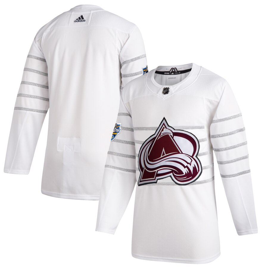 Men's Colorado Avalanche Adidas White 2020 NHL All-Star Game Authentic Jersey