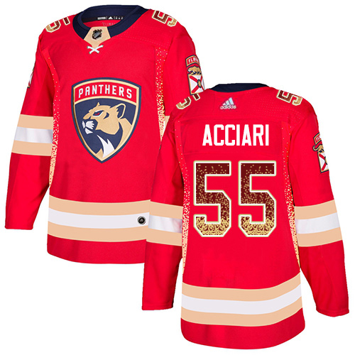 Adidas Panthers #55 Noel Acciari Red Home Authentic Drift Fashion Stitched NHL Jersey