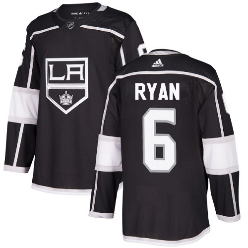 Adidas Kings #6 Joakim Ryan Black Home Authentic Stitched NHL Jersey