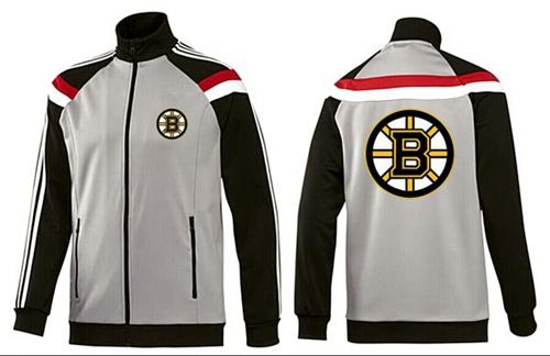 NHL Boston Bruins Zip Jackets Grey