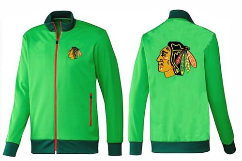 NHL Chicago Blackhawks Zip Jackets Green-1 NHL Chicago Blackhawks Zip Jackets Green-1