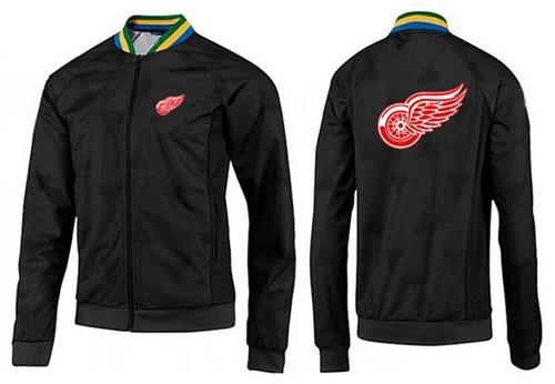 NHL Detroit Red Wings Zip Jackets Black-3