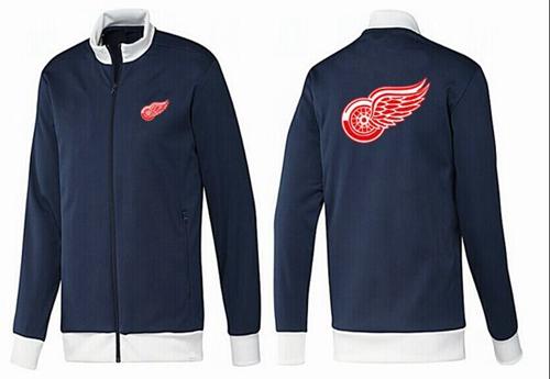 NHL Detroit Red Wings Zip Jackets Dark Blue