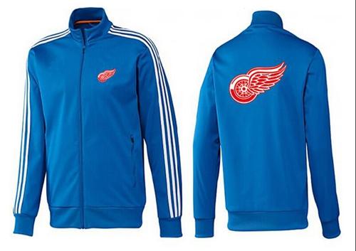 NHL Detroit Red Wings Zip Jackets Blue-2