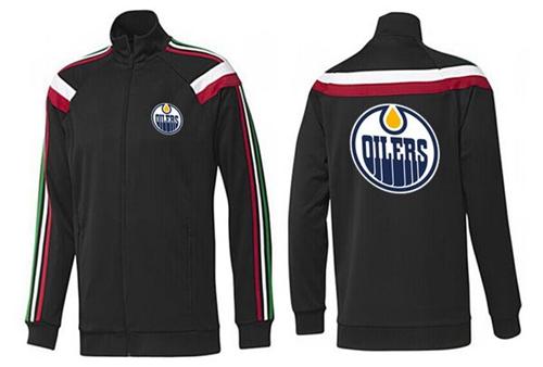 NHL Edmonton Oilers Zip Jackets Black-2