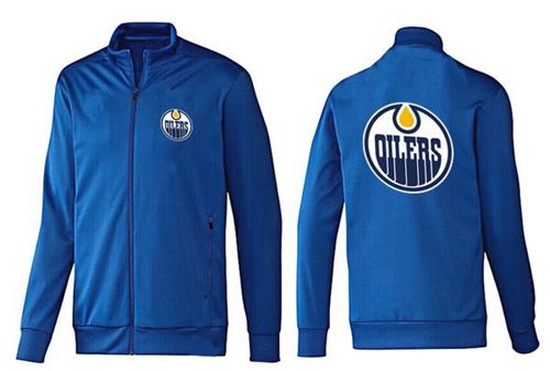 NHL Edmonton Oilers Zip Jackets Blue-2